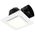 Brilliant White Sarico 325mm LED CCT Exhaust Fan