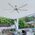 Brilliant Satin Nickel Colossus 120" DC Ceiling Fan 6-Blade