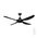 Brilliant Black Vector 52" DC Ceiling Fan