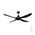 Brilliant Black Vector 56" DC Ceiling Fan