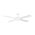 Brilliant White with White Blades Tempest 52'' AC Ceiling Fan