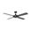Brilliant Black with Black Blades Tempest 52'' AC Ceiling Fan