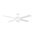 Brilliant White Tempest-II 52'' DC 4-Blade Ceiling Fan with Light