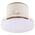 HPM Non-ducted Ceiling Exhaust Fan with Integrated LED Light White