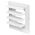HPM Gravity Ventilation Grille 150mm White