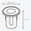 HPM 12V a.c. 0.3W LED Deck and Step Garden Light Stainless Silver - 4 Pack
