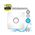 HPM 100mm 14W Square Wall Exhaust Fan White