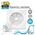 HPM Slimline Exhaust Fan with Auto Shutters 150mm White