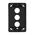 HPM VIVO 3 Gang Switch Grid Dark Grey