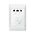 Excel Life - Common plate - Shaver outlet 20VA 115/240V a.c. white