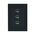 HPM VIVO 10A 3 Gang Vertical Rocker Switch Plate Dark Grey