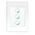 HPM VIVO 10A 3 Gang Vertical Rocker Switch Plate White