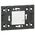 ARTEOR Wireless Switch Mechanism - Horizontal 2 Module with Grid - White