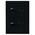 HPM VIVO 10A Vertical Double Power Point Dark Grey