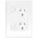 HPM VIVO 10A Vertical Double Power Point White