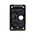 HPM VIVO 10A Vertical Double Power Point with Extra Function Hole Dark Grey