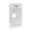 HPM VIVO 10A Vertical Double Power Point with Extra Function Hole White