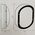 HPM OVALIA 7W 615lm LED Cool White Bunker Light Black