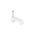 HPM Flat Type Cable Clips 7mm White- 20 Pack