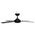 HPM Inspire Plywood 4 Blades Hangsure Ceiling Fan 1220mm 48 Black