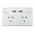 Double Power Point with Dual USB Charger