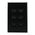 Light Switch 6 Gang – MATTE BLACK VERTICAL