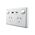 Double Power Point with Dual Type A+C USB Charger