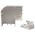 DLP PVC 50x80mm Trunking Flat Elbow White