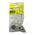 HPM 10A 3 Pin Plug Top with Cord Locking Nut Clear