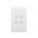 Excel Life 16A 2 Way Single Pole Double Throw Vertical Rocker Switch 4 Gang Matt White