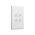 Excel Life 16A 2 Way Single Pole Double Throw Vertical Rocker Switch 4 Gang Matt White