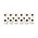 HPM 6 Way Insulated and Earth Terminal Block Connector Strip White