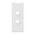 HPM VIVO 10A 2 Gang Architrave Switch White