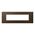 ARTEOR Square 8 Module Coverplate Dark Bronze