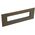 ARTEOR Square 8 Module Coverplate Dark Bronze