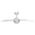 HPM Inspire Smart Plywood 4 Blades Hangsure Ceiling Fan with Light 1220mm 48 White