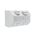 AQUA Life 10A IP53 Weatherproof Surface Mount Double Powerpoint with 2 Terminal Sets Limestone Grey