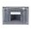 AQUA ARTEOR IP44 3 Module Shallow Mount Adaptor with Cover Cement Grey
