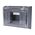 AQUA ARTEOR IP44 3 Module Shallow Mount Adaptor with Cover Cement Grey