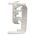 DLP PVC 80mm Cover Tap-Off Flat Junction 50mm White