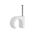 HPM Hook Type Cable Clips 8-10mm White - 20 Pack
