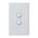Excel Life 16AX 2 Way Single Pole Double Throw Weatherproof Vertical Rocker Switch 2 Gang Gloss White