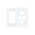 Excel Life Smart Grid & Plate for 2  Smart Switches / Dimmers and 1 Wireless Master Switch / Blind Switch Matt White