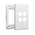 Excel Life Smart Grid & Plate for 2 Wireless Master Switch or Blind Switch Matt White