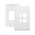 Excel Life Smart Grid & Plate for 2 Wireless Master Switch or Blind Switch Matt White