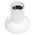 HPM B22 Fixed Safety Bayonet Batten Holder 68mm White