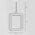 HPM Pendi 7W LED Warm White Square Pendant Light Polished Silver
