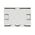 AQUA Life 10A Weatherproof Surface Mount Single Powerpoint with USB Type A and C Limestone Grey