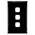 EXCEL - 3 Gang Switch Coverplate Only - Black