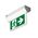 Securit DALI LED Surface Mount 2.6W Emergency Exit Sign - Double Sided Running Man LEFT / RIGHT
